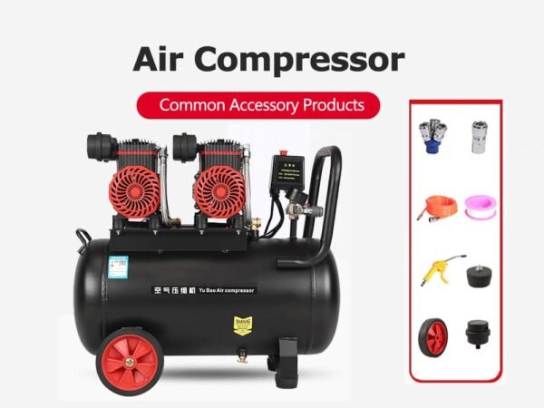 Oil free silent high-pressure machine