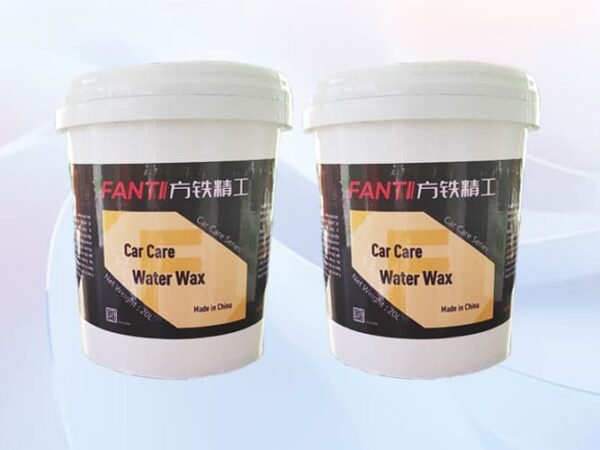 Car wash machine wax